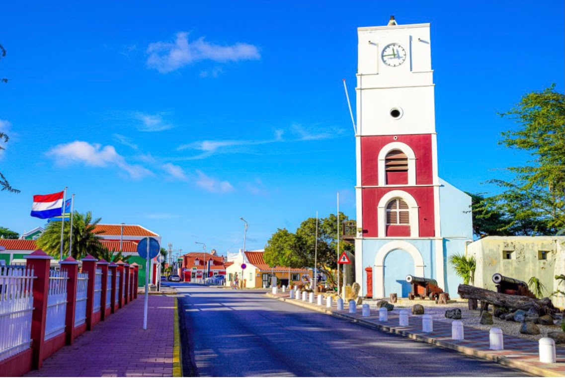 Fort Zoutman and the Willem III tower in Oranjestad, Aruba